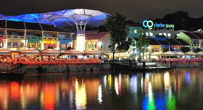 Singapore  Clarke Quay Attraction Tour